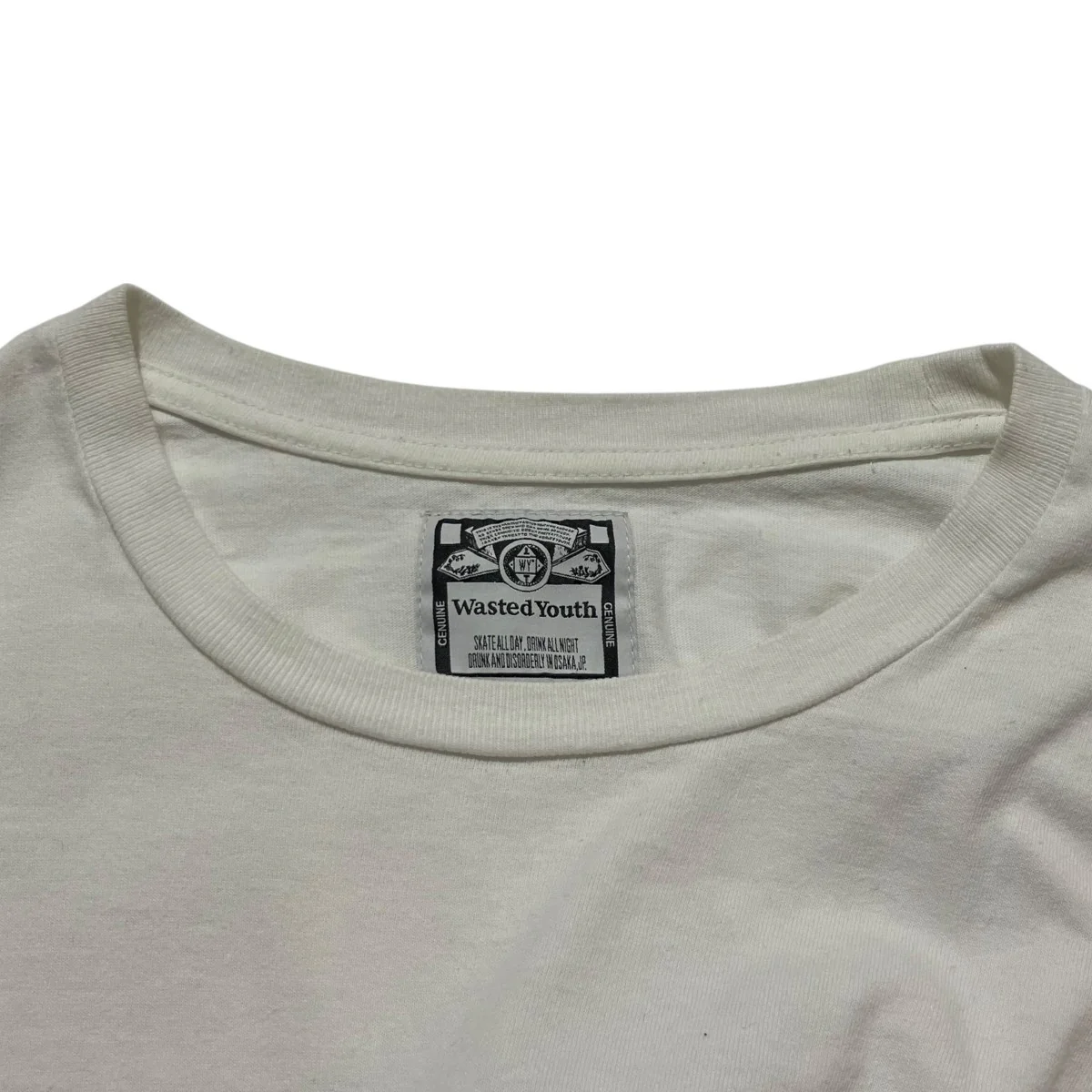 フロントプリント クルーネック 半袖Tシャツ - Image 7