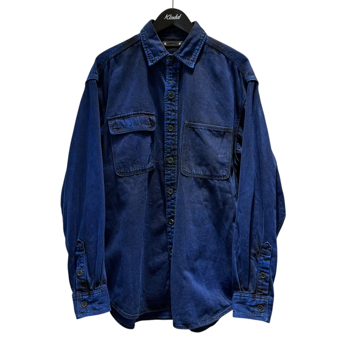 Bleach Overdyed Denim Over SH長袖シャツ2210-5002-38-022