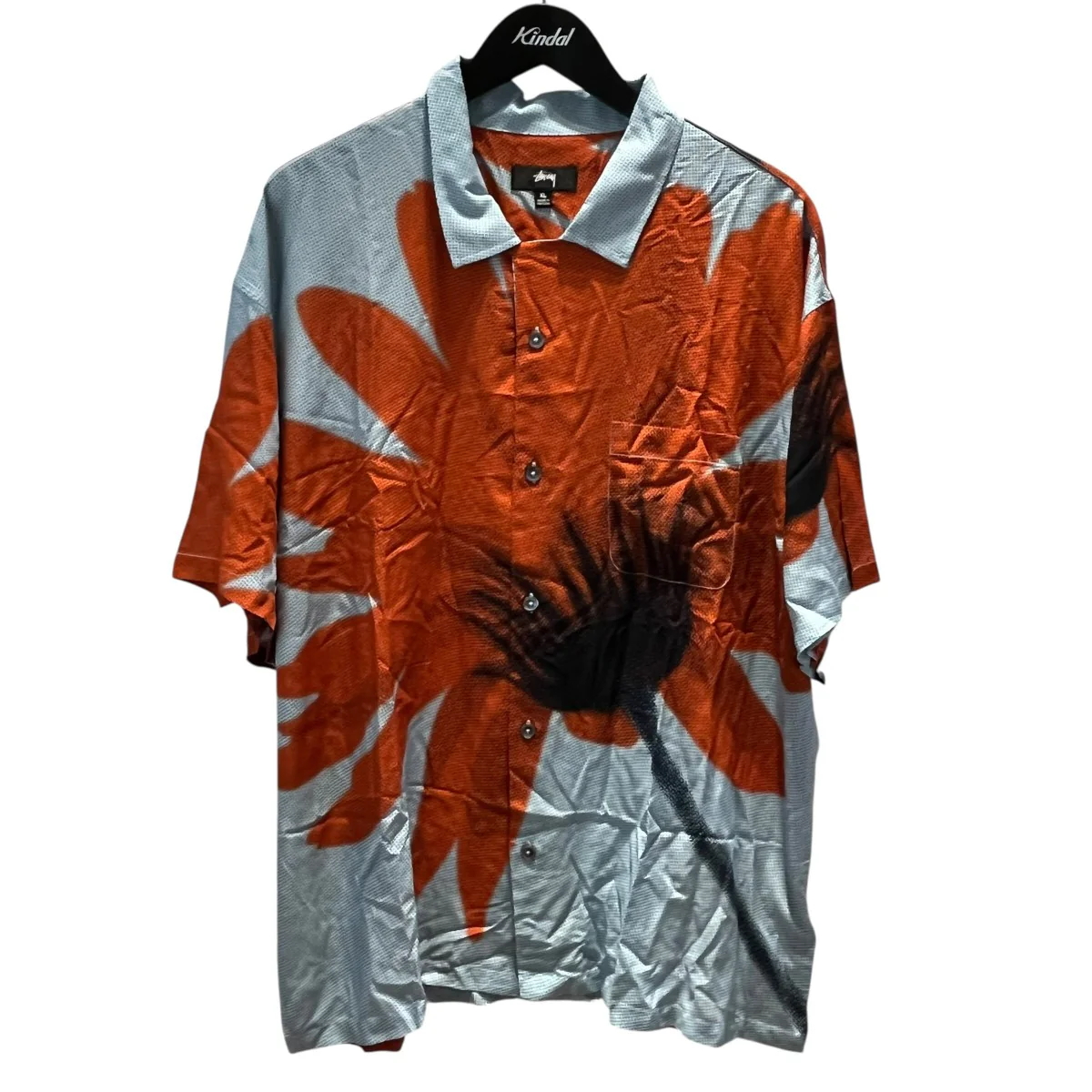 Halftone Flower Shirt総柄半袖シャツ