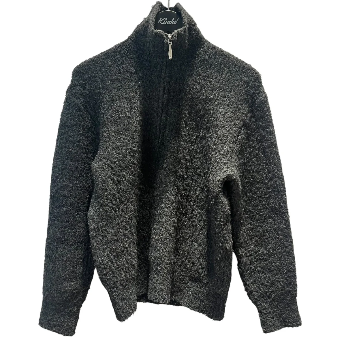 WOOL BLEND BOUCKE ZIPセーターBD34KN12