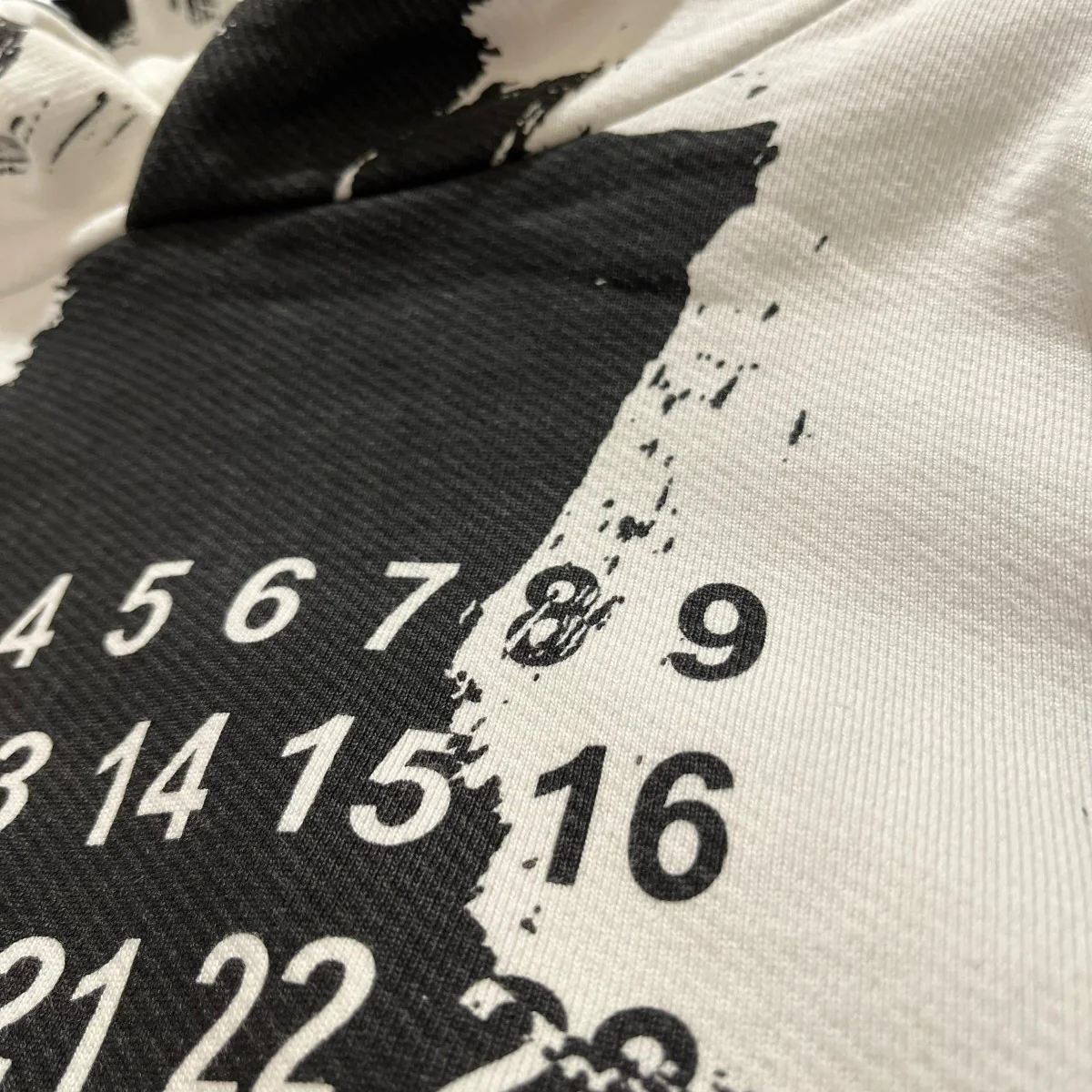 DIAGONAL PAINT EFFECT HOODIEフード付きパーカーS50GU0151 - Image 3
