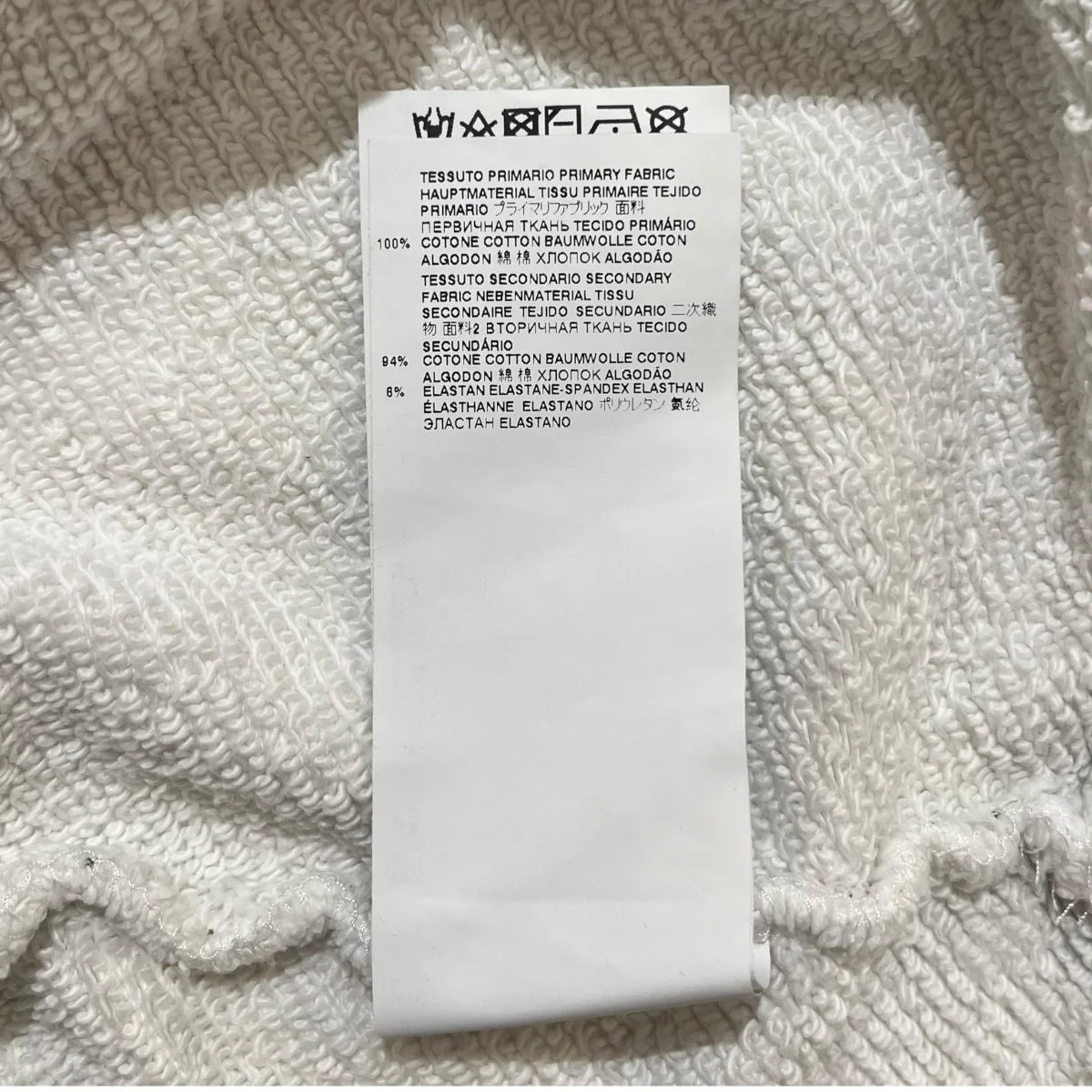DIAGONAL PAINT EFFECT HOODIEフード付きパーカーS50GU0151 - Image 7