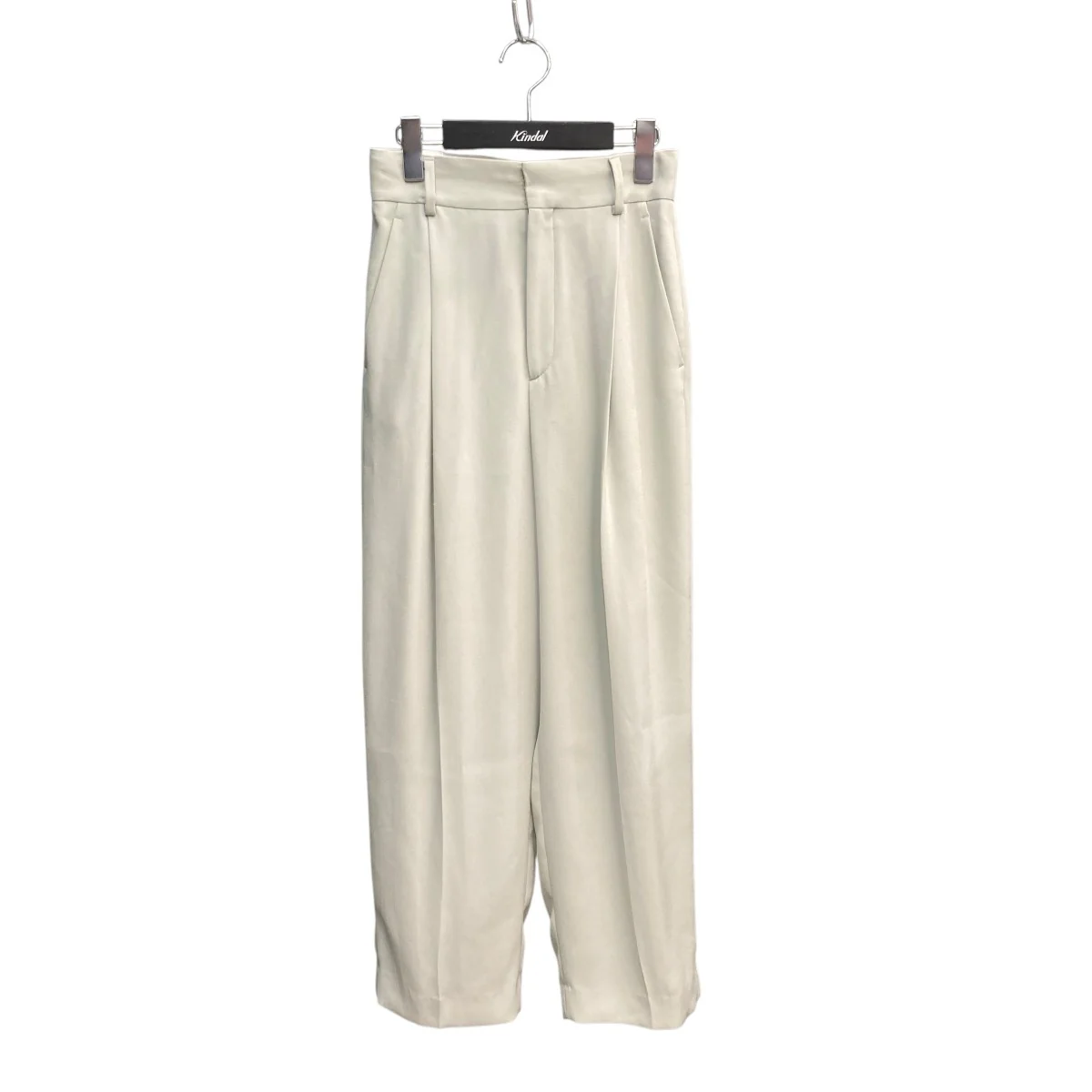GEORGETTE TUCK PANTSスラックス8614-202-0175