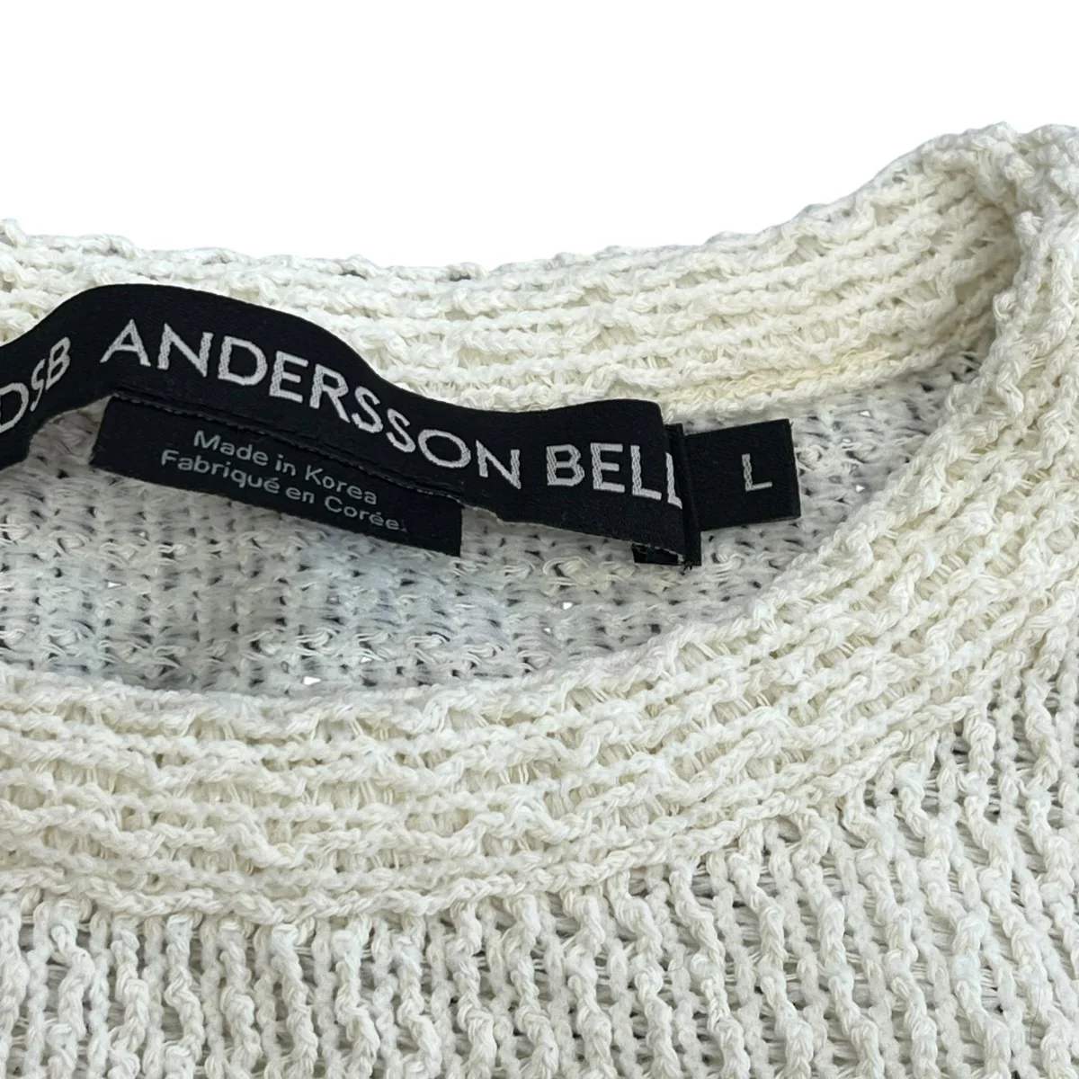 DELLEN NET CREW-NECK SWEATERニットatblO72m - Image 7