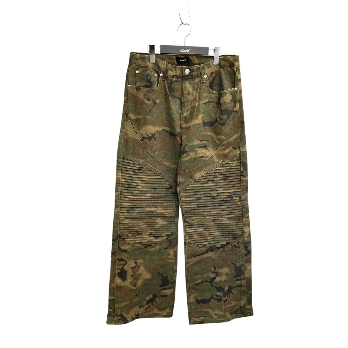 25AWCOATING BIKER CAMO PANTデニムパンツBR25AW P1006