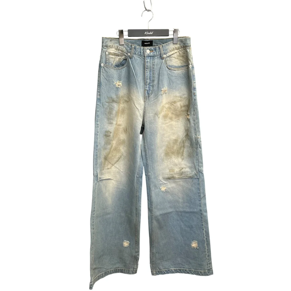 25AWCOATING DAMAGE DENIM PANTSデニムパンツBR25AW P1015