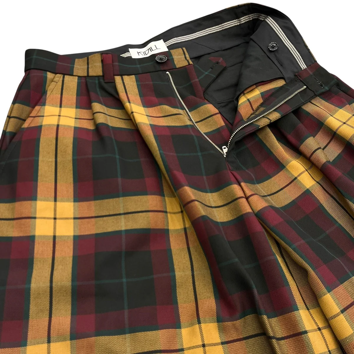 Two Tuck Wide PantsスラックスKL602 - Image 3