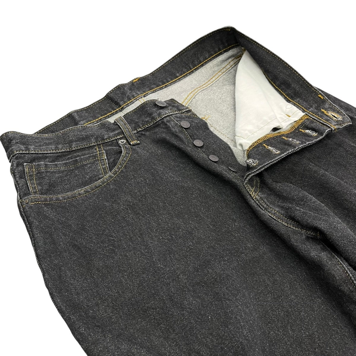 DENIM PANTS BLACK RINSEデニムパンツA8426 0002 - Image 3
