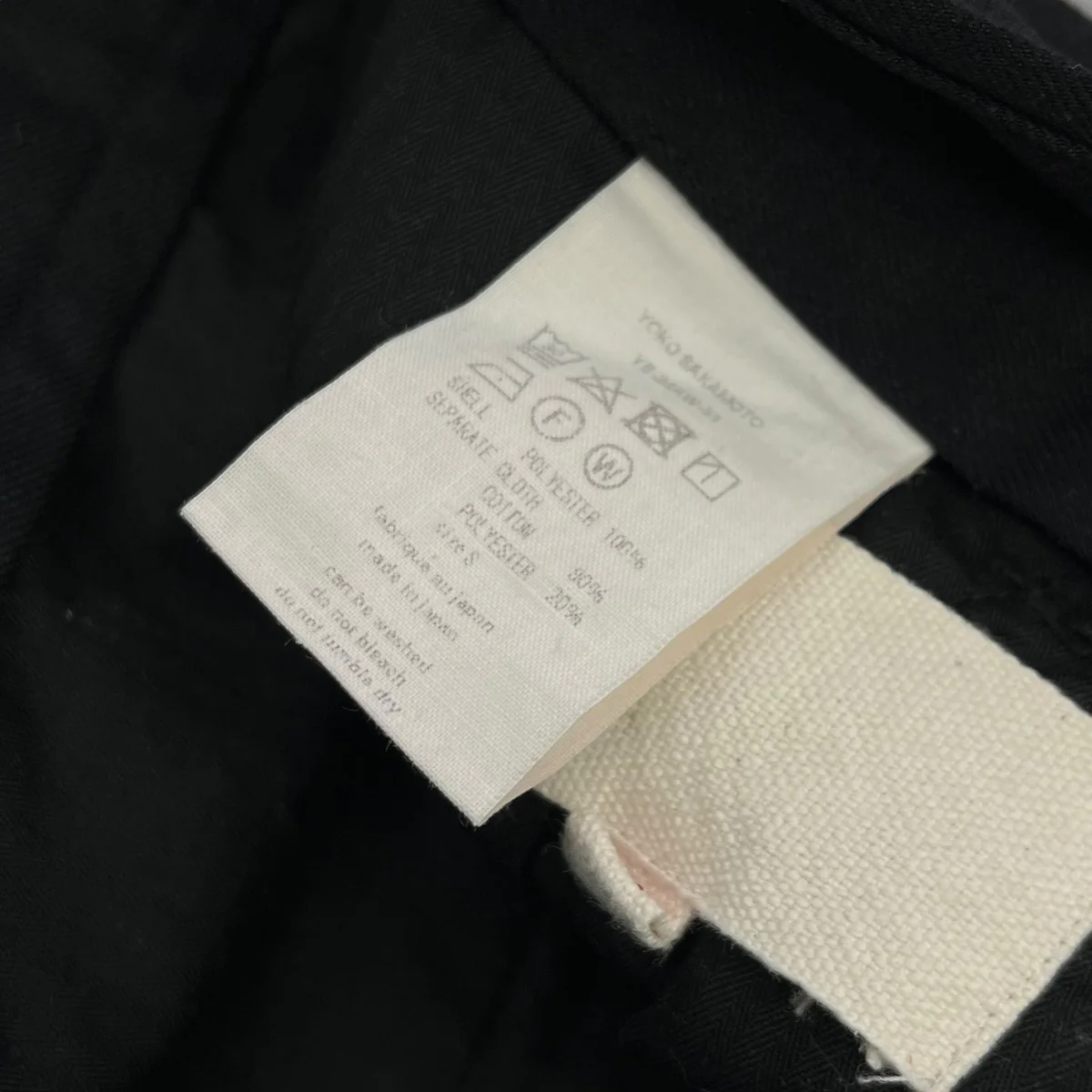 24AWSUIT STRAIGHT TROUSERSタックパンツYS 24AW 91 - Image 5