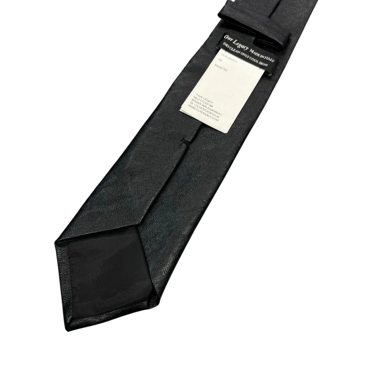 TIEフェイクレザーネクタイA4248TBR - Image 4