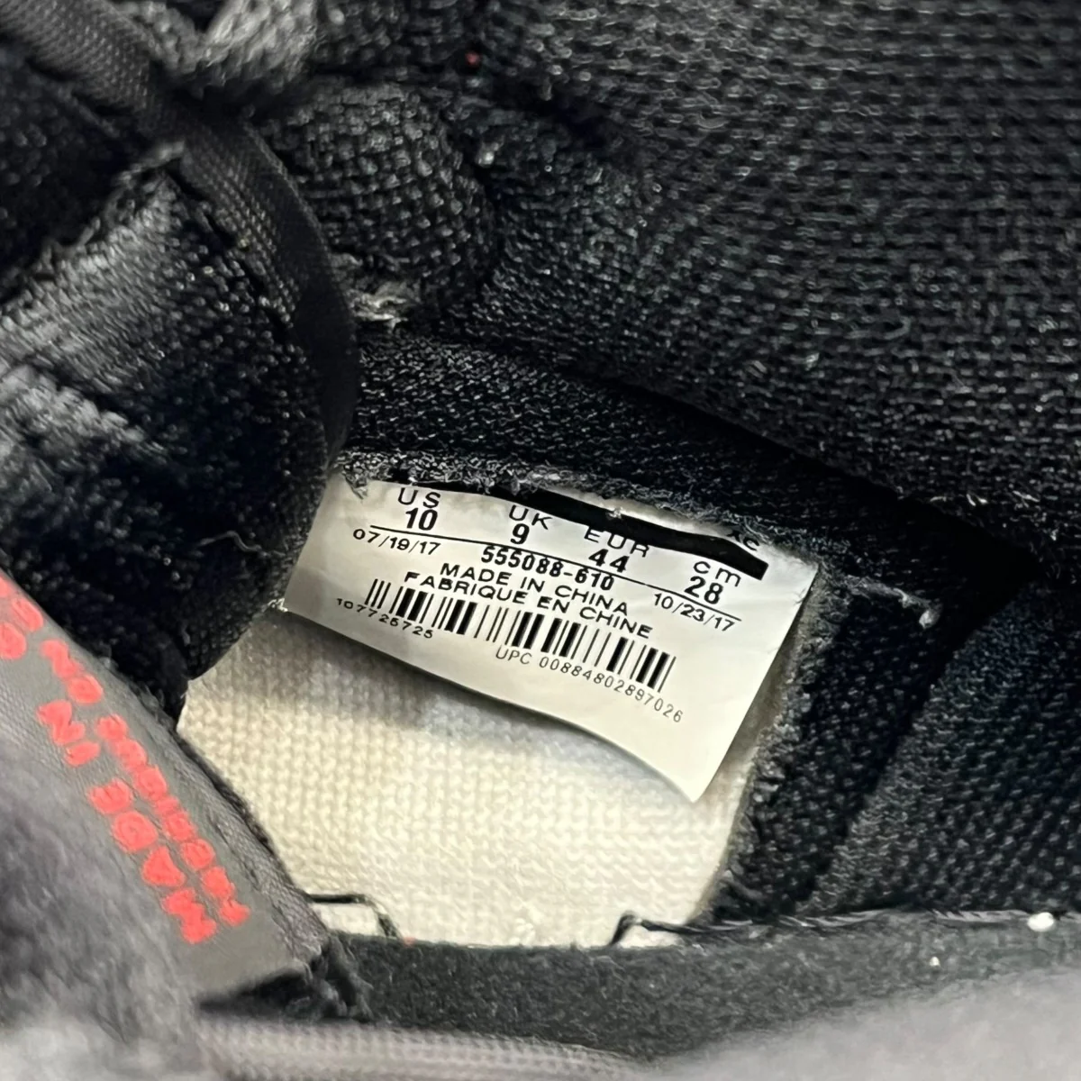 AIR JORDAN 1 RETRO HIGH OGハイカットスニーカー555088-610 - Image 7