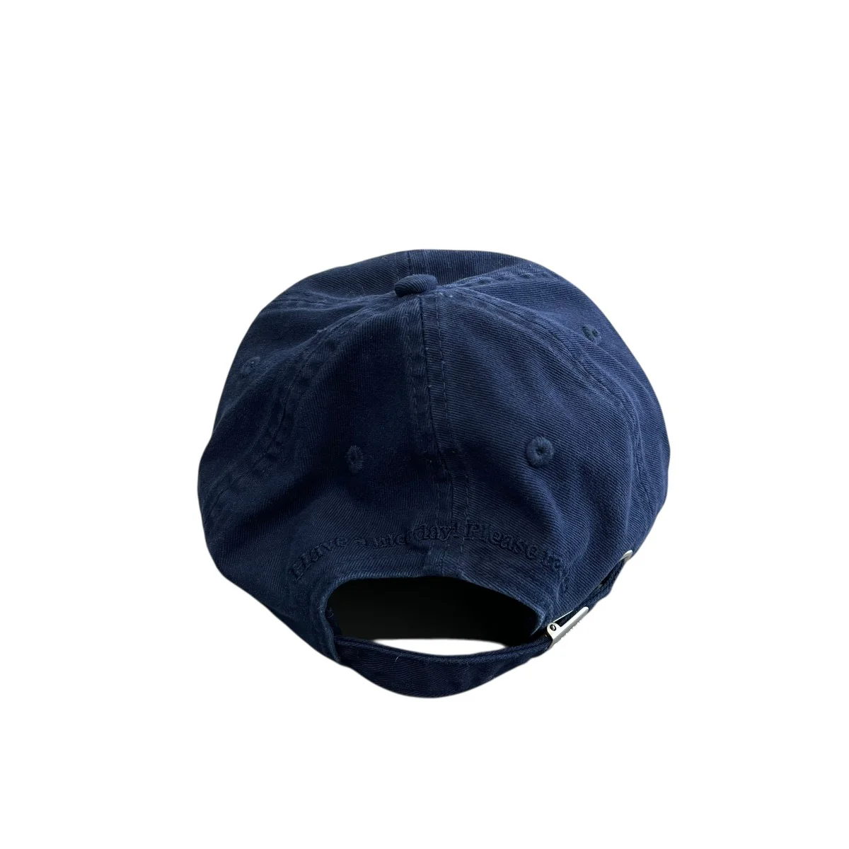 25AWWashed Cotton Canvas Cap EmbキャップA6902 - Image 3