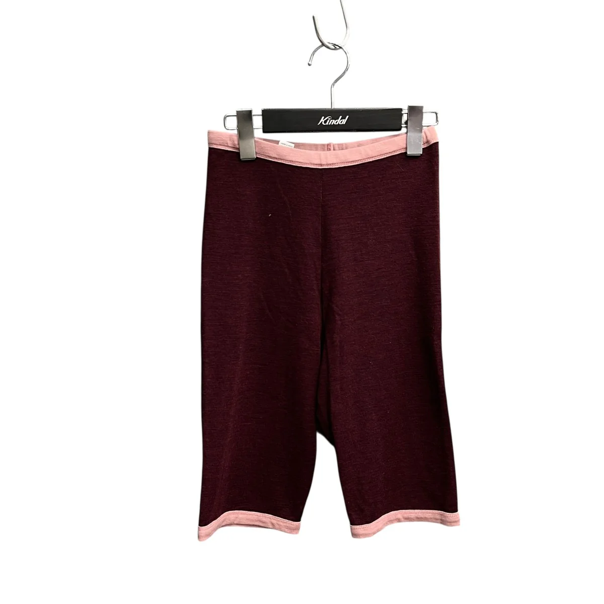 Merino wool trim biker pantsウールパンツ