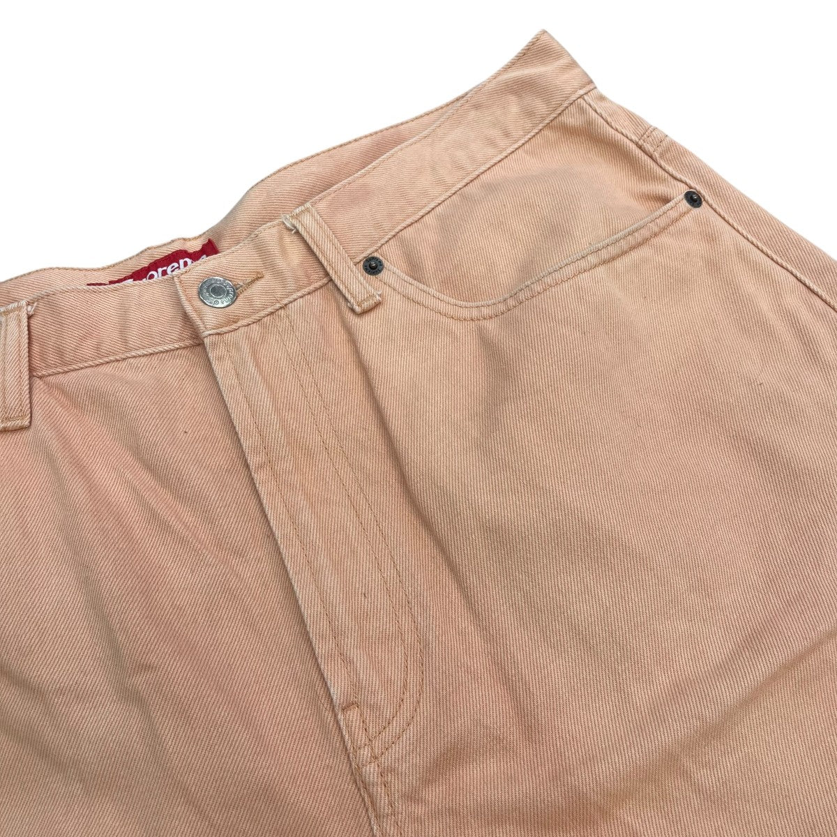 BAGGY JEAN DUSTY PEACHデニムパンツ - Image 3