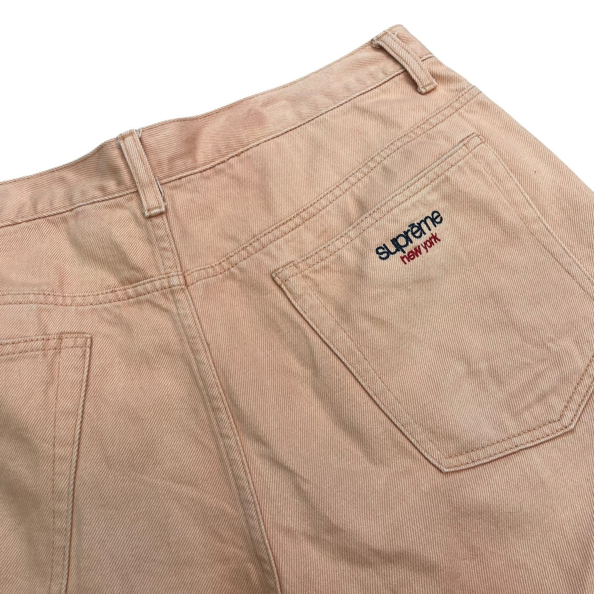 BAGGY JEAN DUSTY PEACHデニムパンツ - Image 4