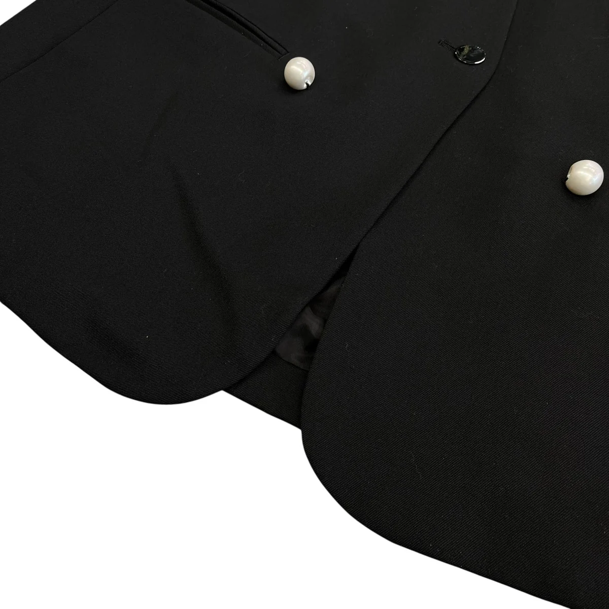 NO COLLAR JACKET BLACK PEARLノーカラージャケットBF JK 011 - Image 5