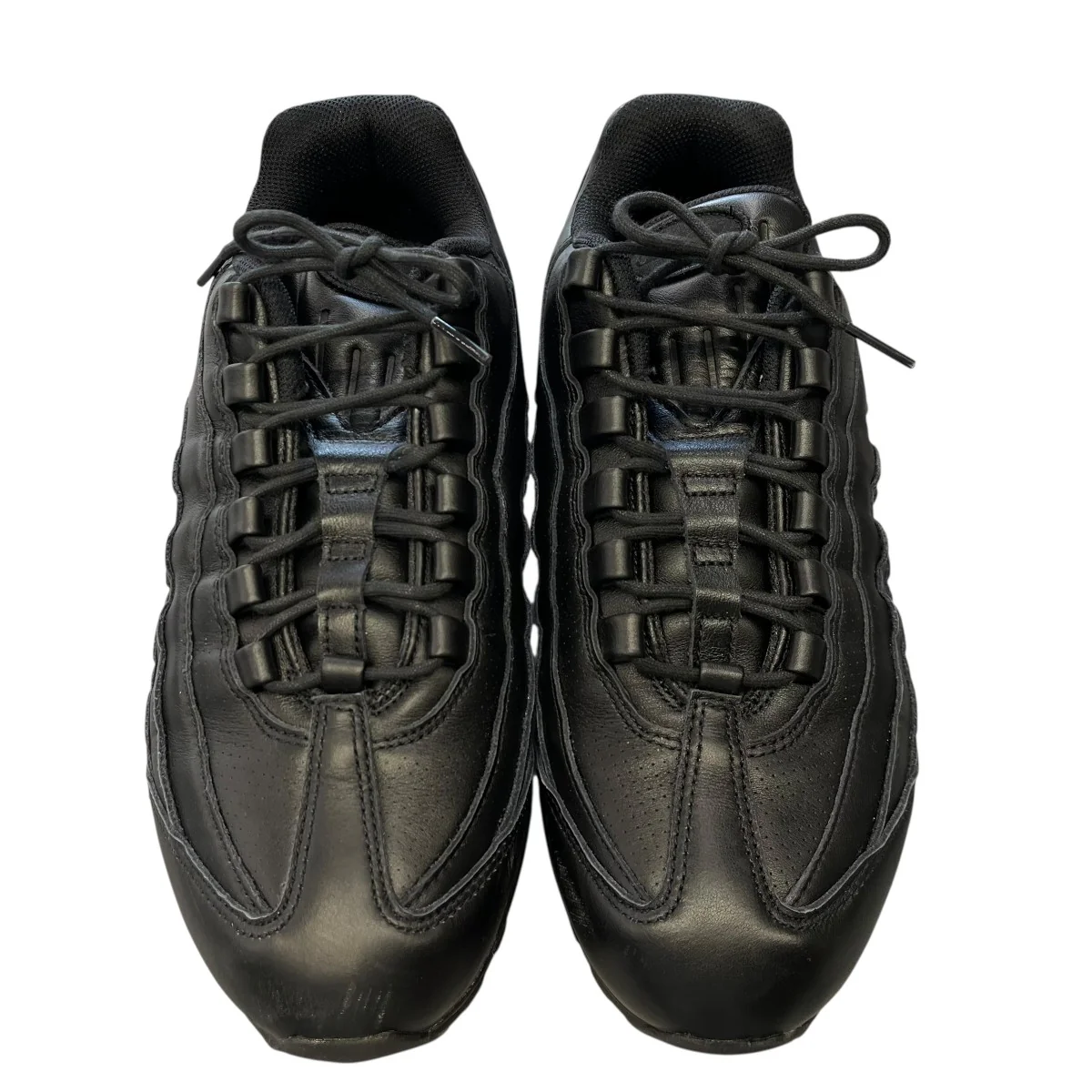 AIR MAX 95 BIG BUBBLE LEATHER TRIPLE BLACKスニーカーIM0696-001 - Image 3