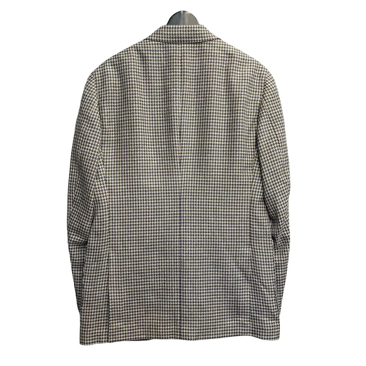 LORO PIANA FABRIC ウールシルクリネン ハウンドトゥース ジャケット千鳥格子テーラードジャケット21 16 0389 731 - Image 2