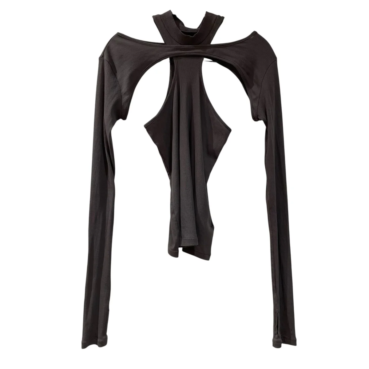 Rib layered hi-neck topカットソー5C020-0224-25