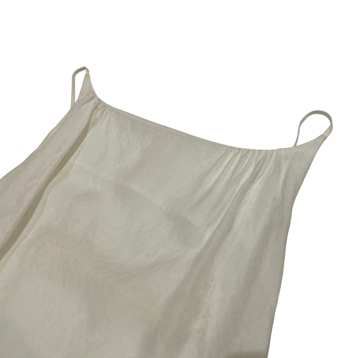 Floral Pattern Silk Rayon Jacquard I-Line DressワンピースMM23PF-DR706 - Image 3
