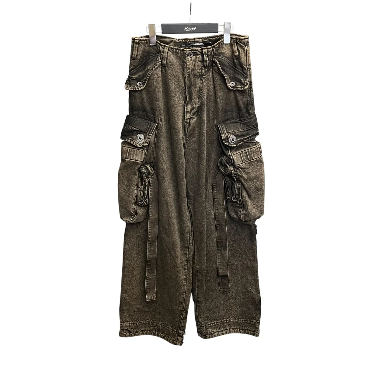 12oz Denim Wide Gasmask Cargo Pantガスマスクカーゴパンツ899PAM2-GR