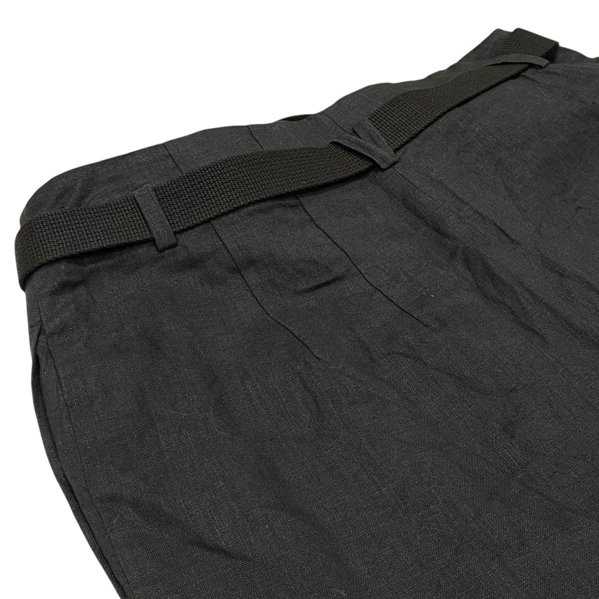LINEN BELT WIDE TROUSERSリネンパンツ300HS231-1980 - Image 5
