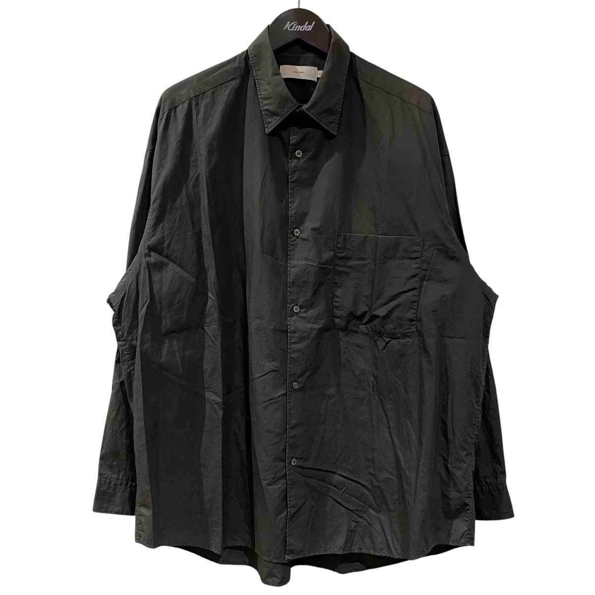 22AWBroad L S Oversized Regular Collar Shirt長袖シャツGM223 50061B
