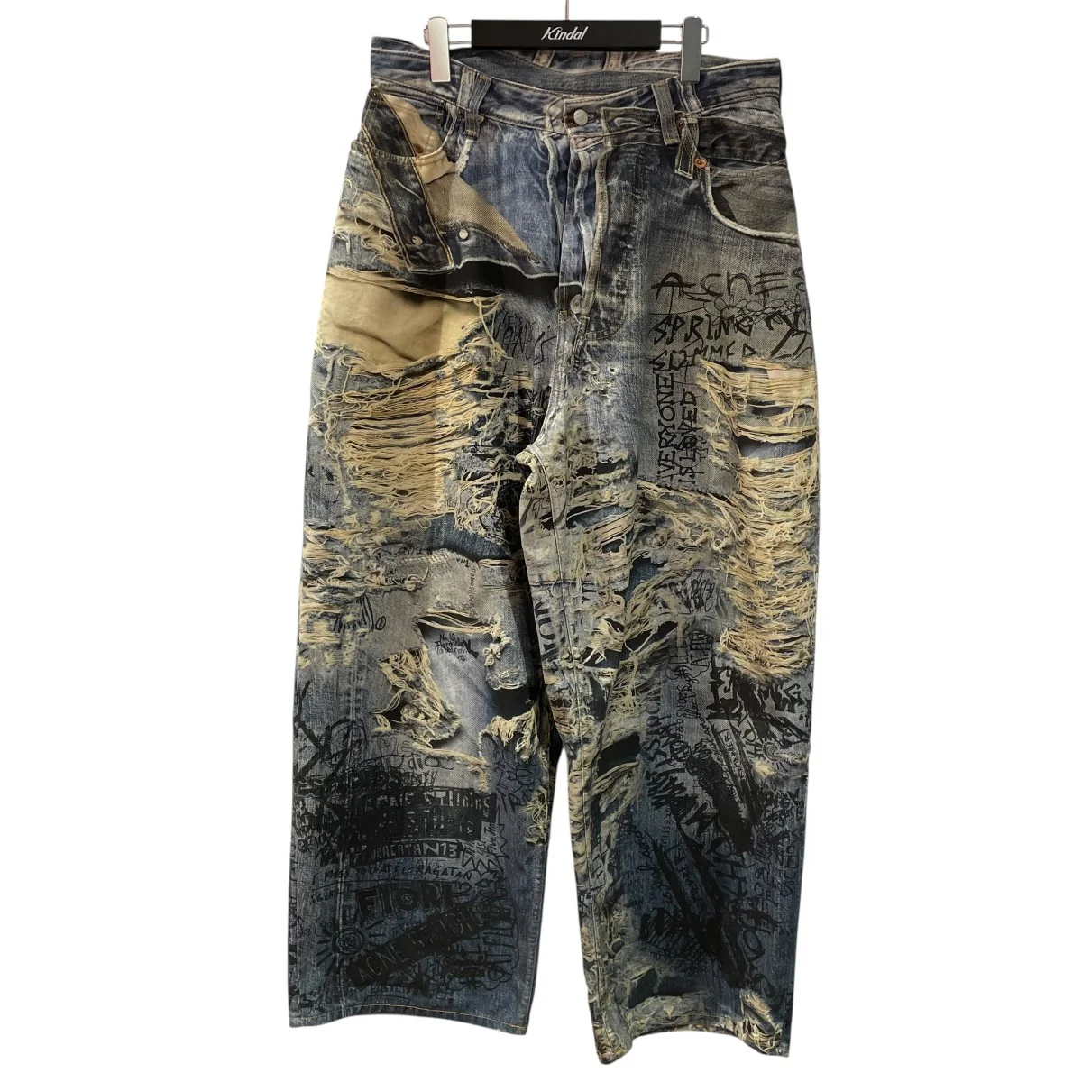 SUPER BAGGY FIT JEANSデニムパンツfn mn trou001097