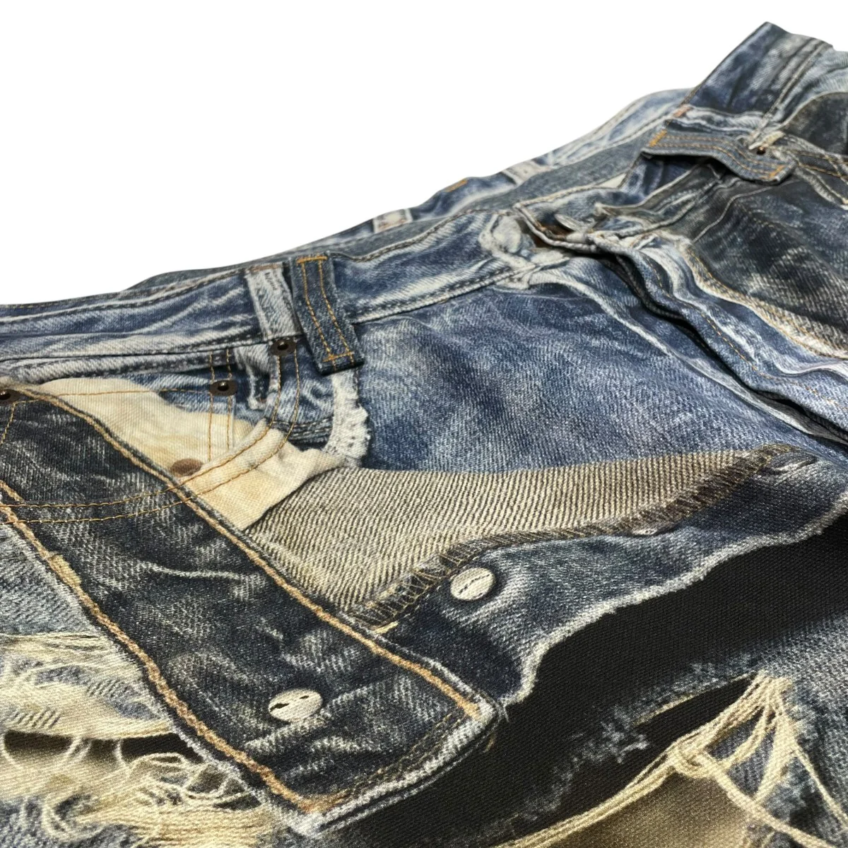 SUPER BAGGY FIT JEANSデニムパンツfn mn trou001097 - Image 3