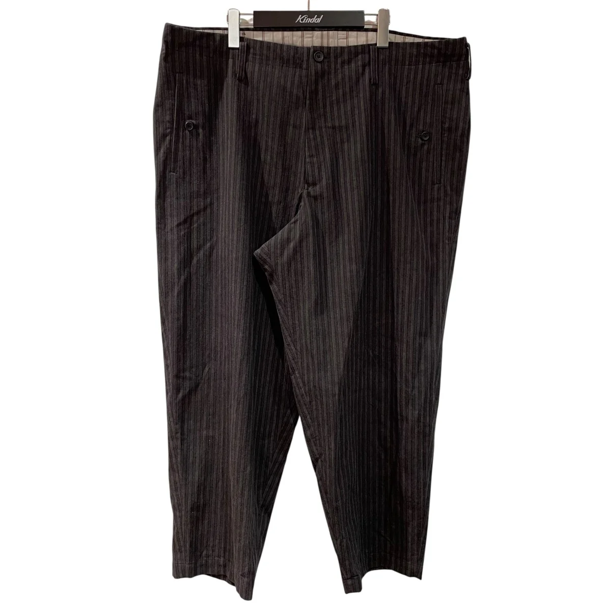 PIGMENT WASH COTTON STRIPE PANTSストライプパンツHO-P17-533
