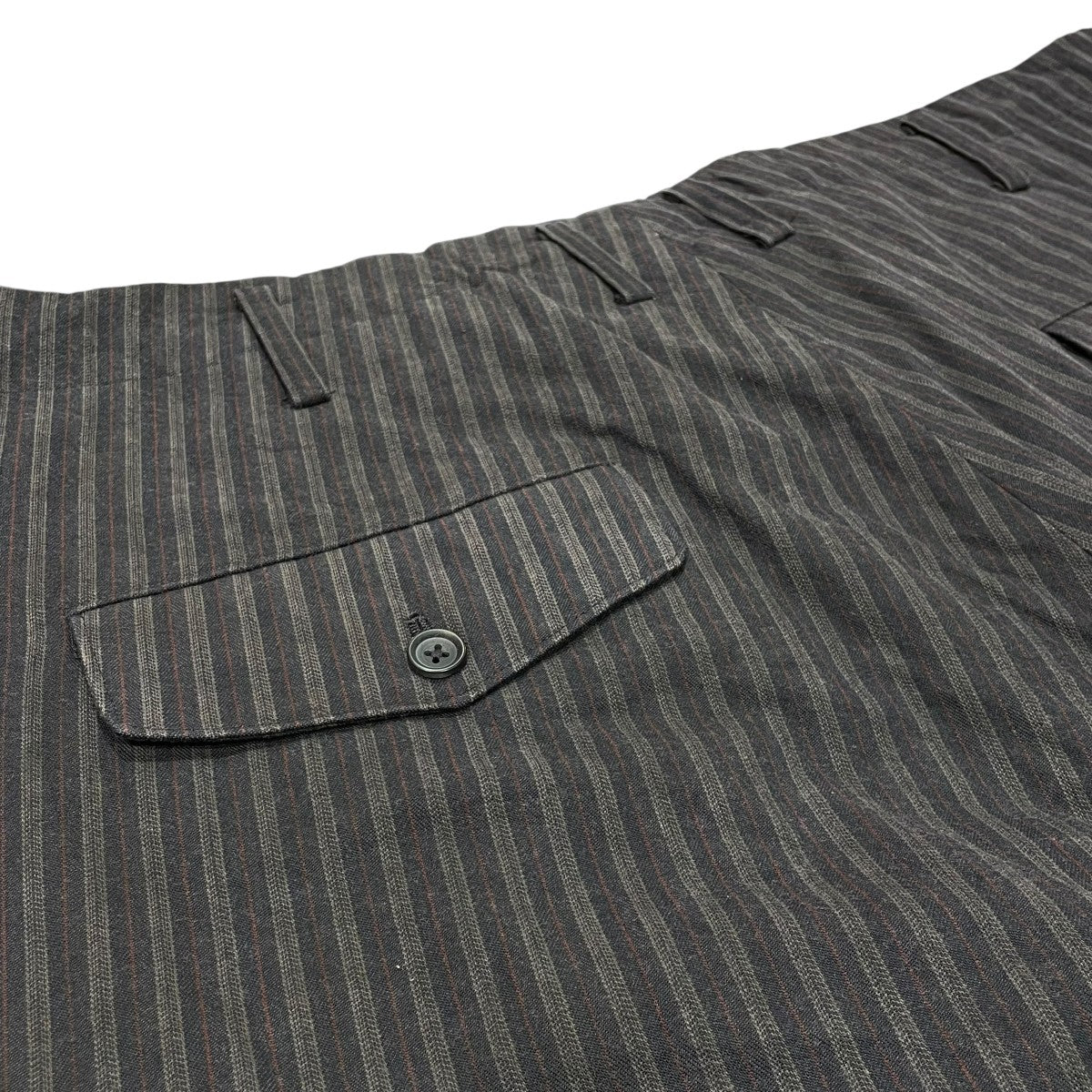 PIGMENT WASH COTTON STRIPE PANTSストライプパンツHO-P17-533 - Image 5