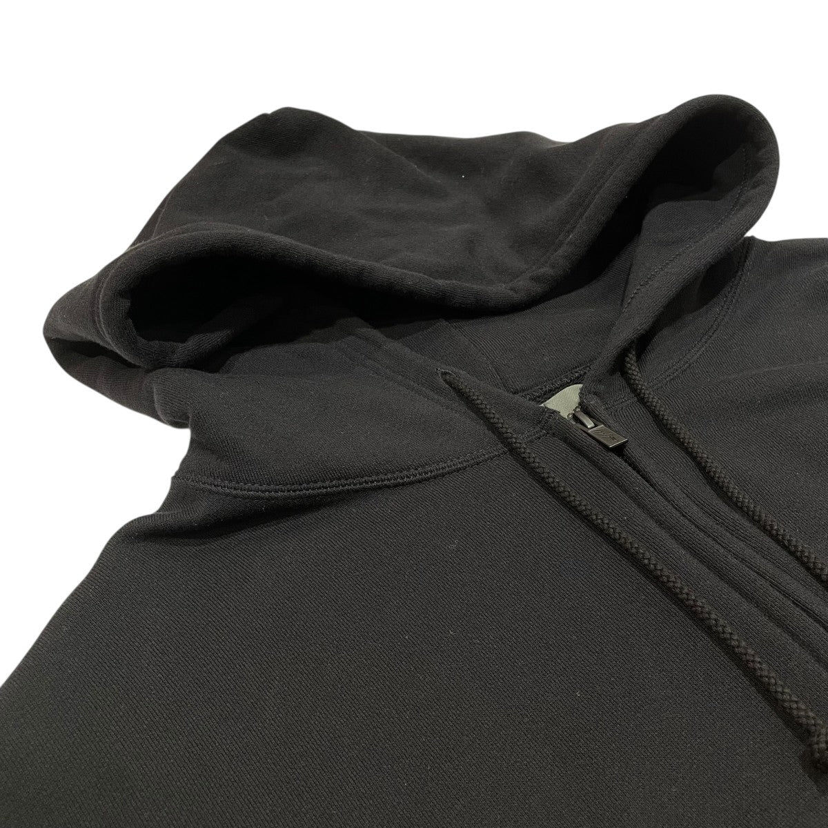 FLEECE HOODIE WITH LOGO PRINTジップパーカーMO-T43-077 - Image 3