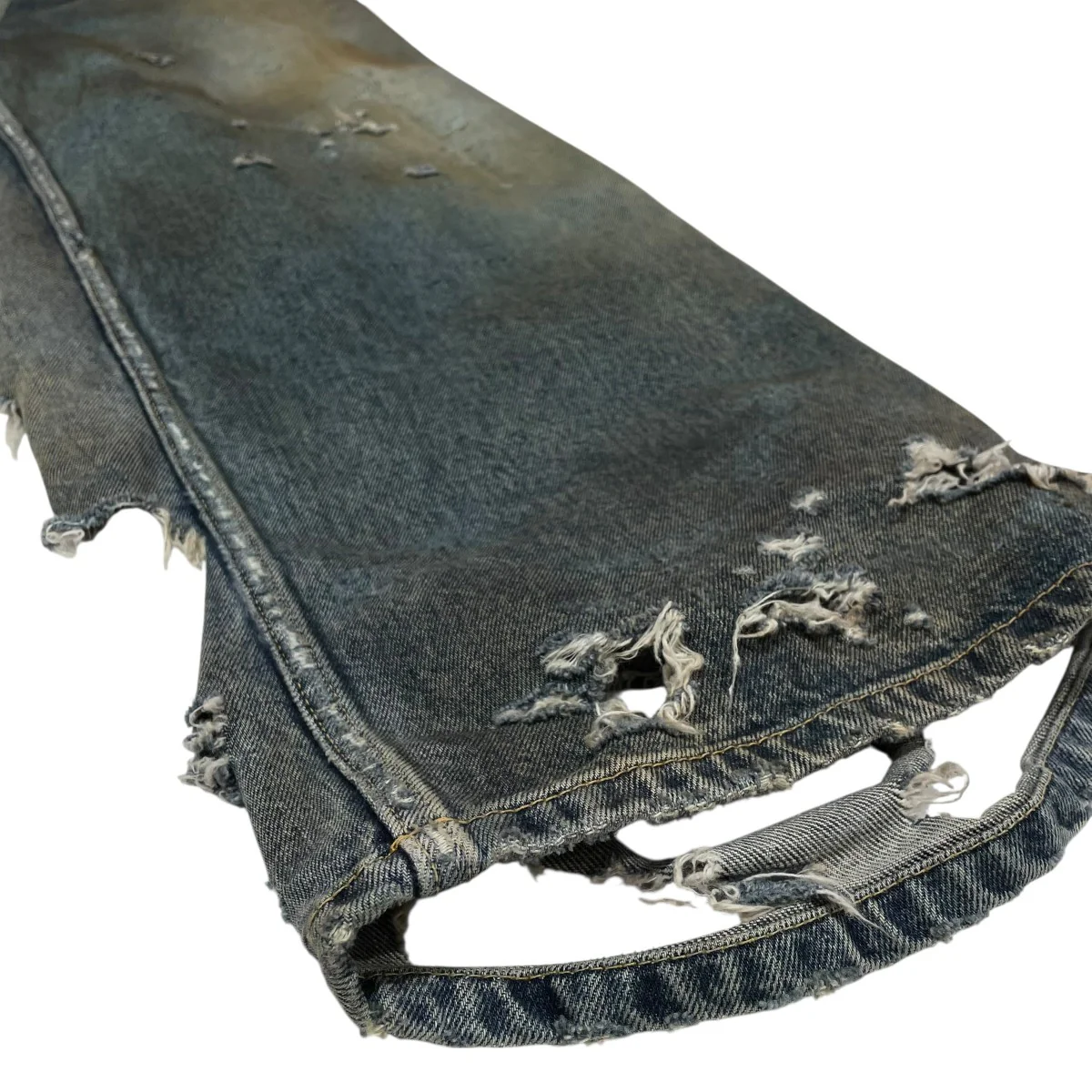 23SS Super Destroyed Baggyダメージデニムパンツ - Image 4