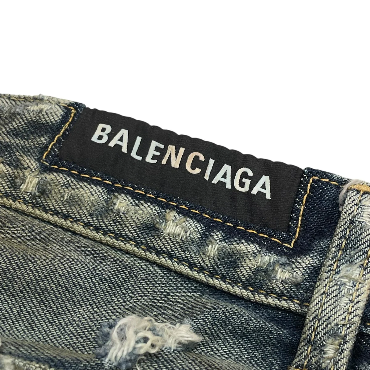 23SS Super Destroyed Baggyダメージデニムパンツ - Image 5