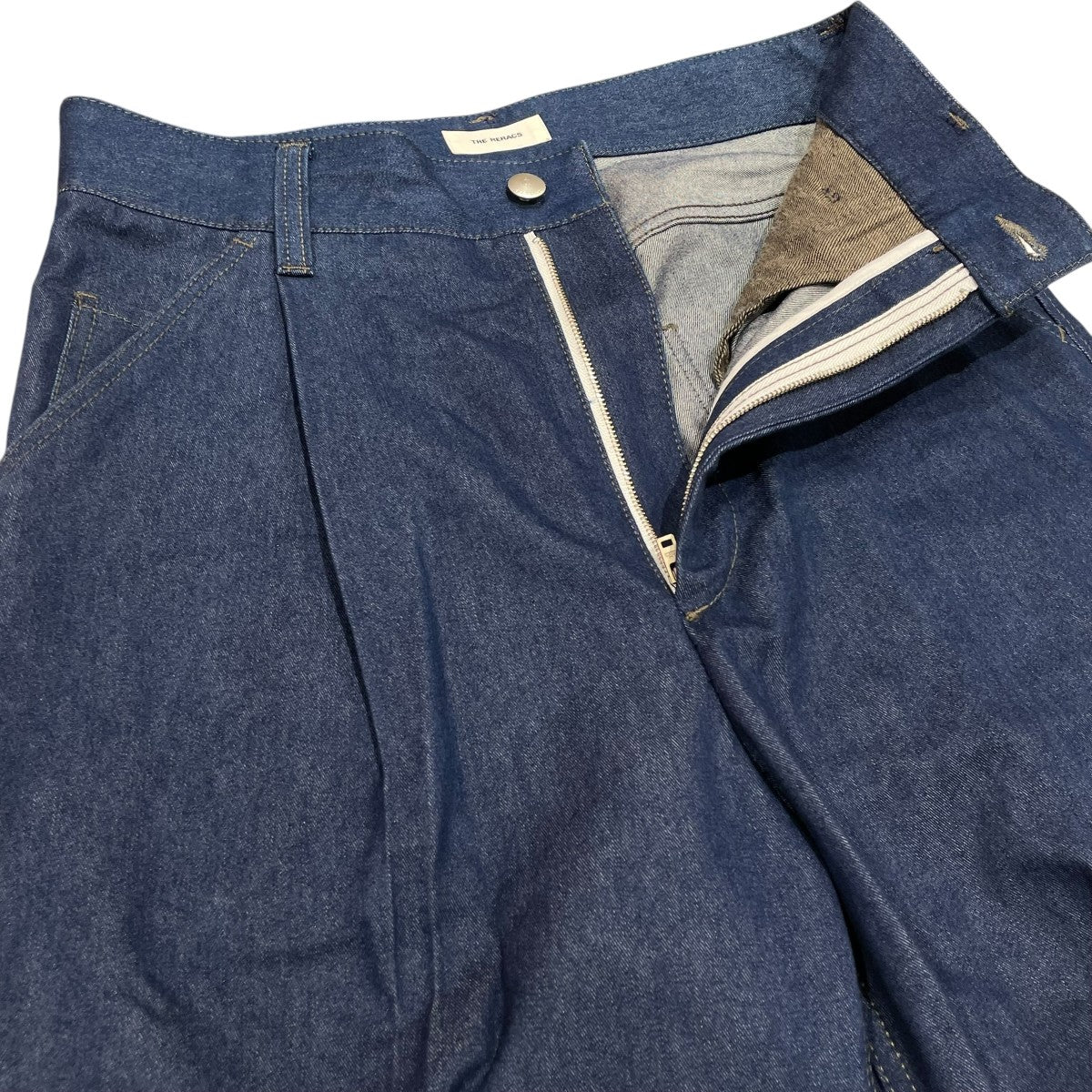 THE TAPERED DENIMセンタープレスデニムパンツ22FW REPT 153 J - Image 3