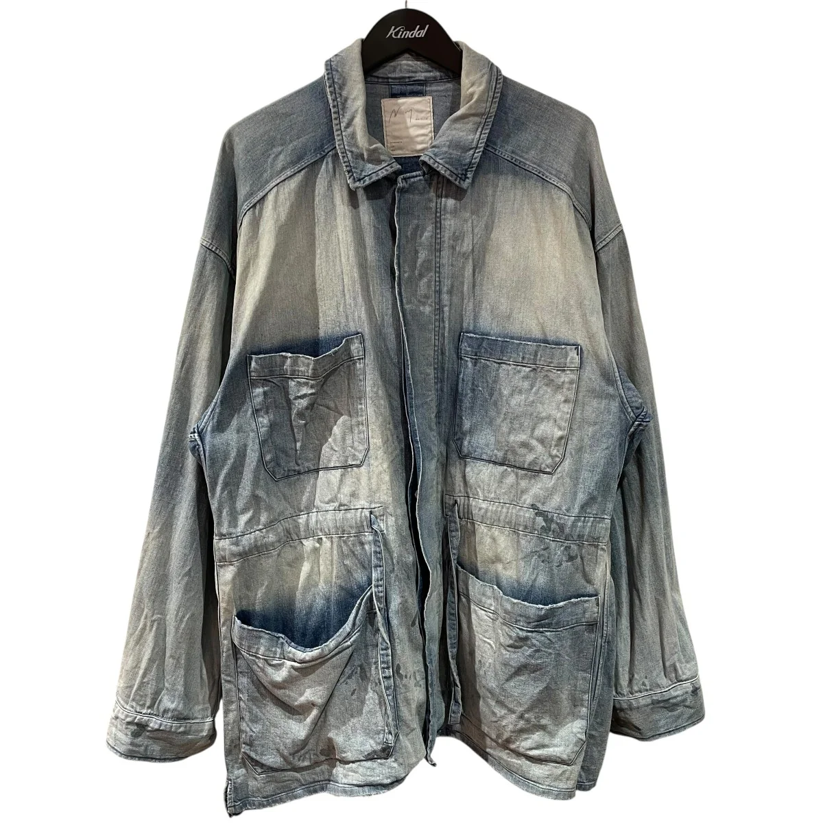 AGING DENIM SHIRT JACKET4ポケットデニムジャケットANC SH42 A