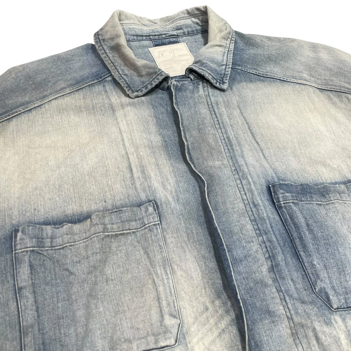 AGING DENIM SHIRT JACKET4ポケットデニムジャケットANC SH42 A - Image 3
