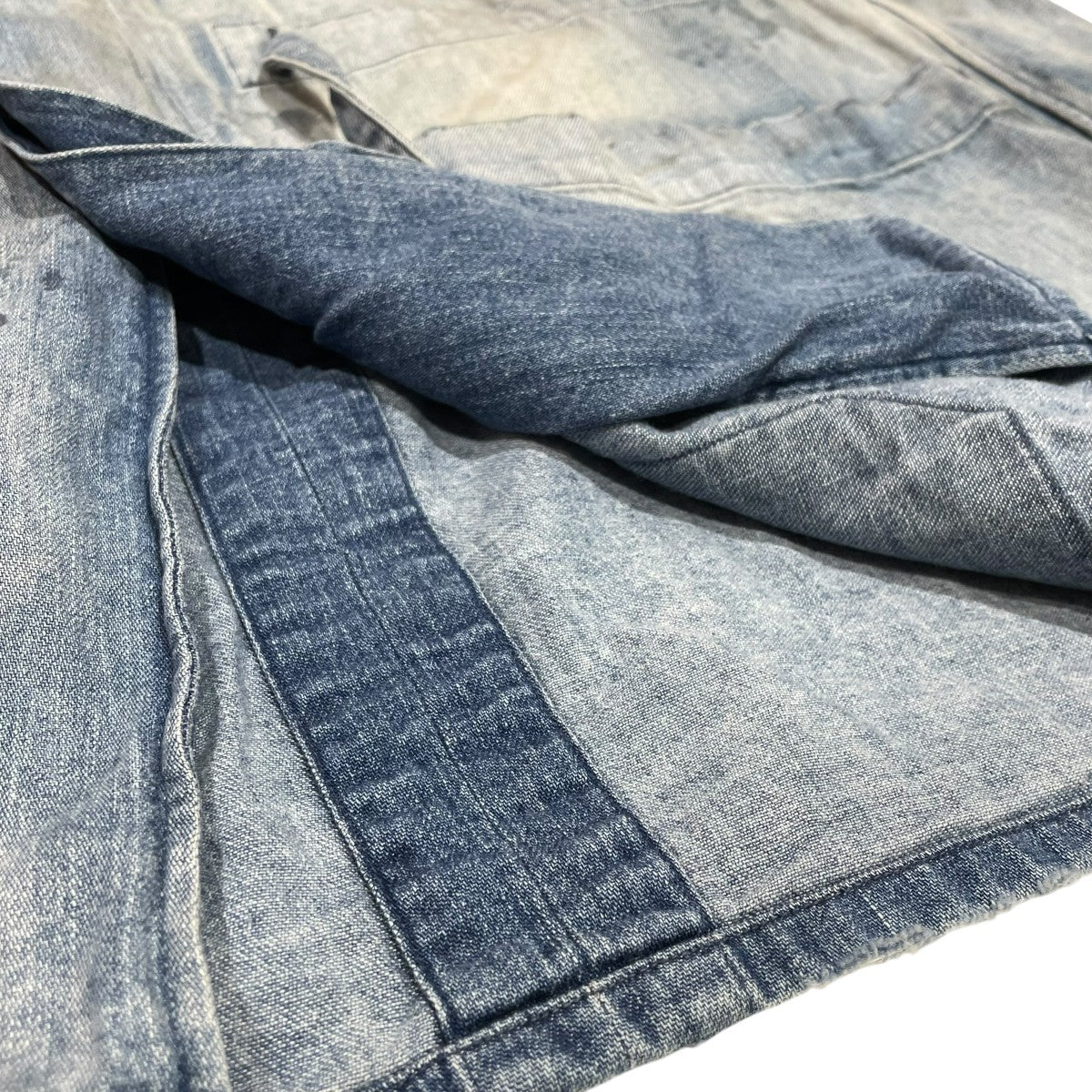 AGING DENIM SHIRT JACKET4ポケットデニムジャケットANC SH42 A - Image 5