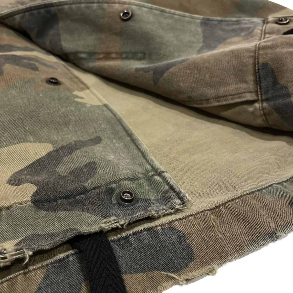 CAMO HOODIE JACKETダメージ加工フーディジャケットANC SH47 A - Image 5