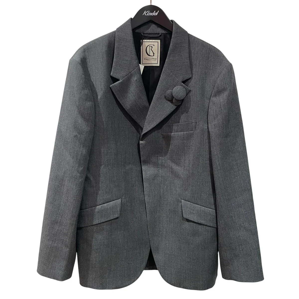 WOOL DOUBLE BREASTED JACKETテーラードジャケットGR-04-JK-001