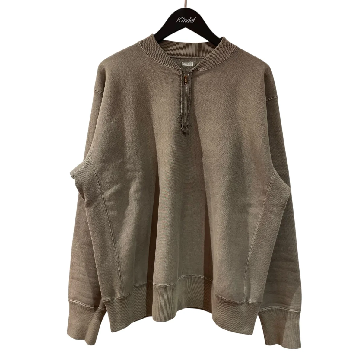 Vintage Half Zip Rib Collar Sweatshirtハーフジップスウェット25AAP-05-07