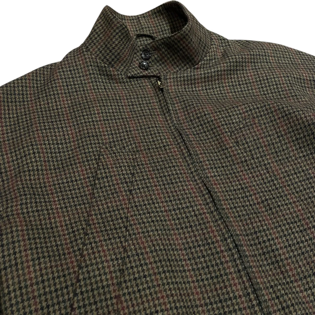 Classic Houndstooth Harrington JacketジップブルゾンBHS24F027Hdt - Image 3