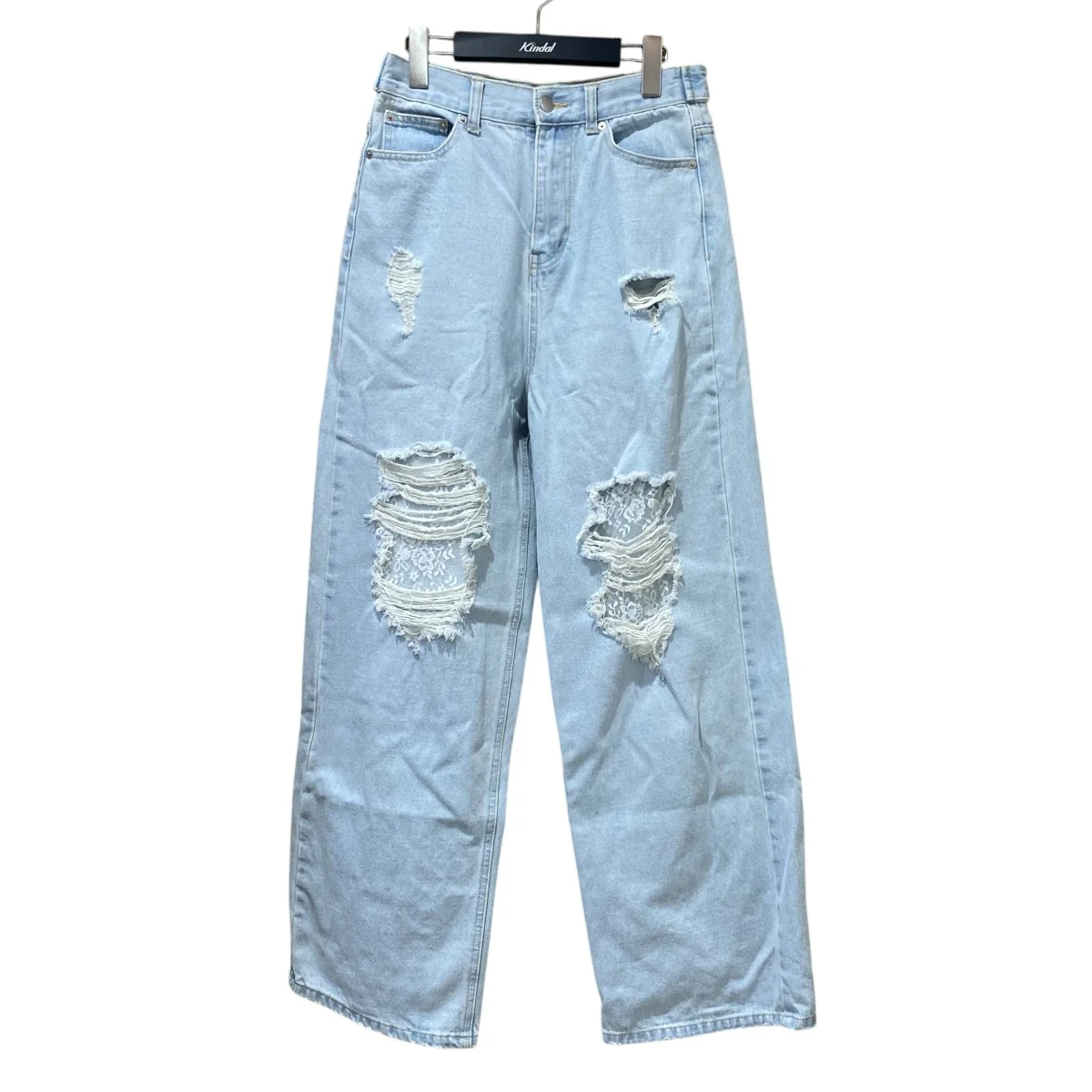 レースデニムパンツレースデニムパンツKAZ1051403A0004