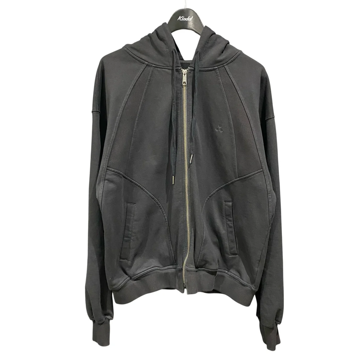 RIB-PANEL ZIP HOODIECON-SSKI7