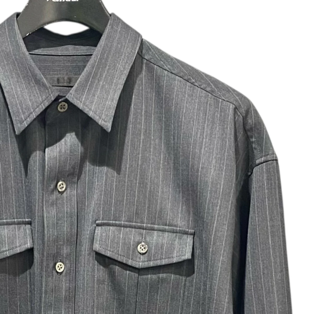 26SS10230702-1 PINSTRIPE WESTERN SHIRT - Image 3