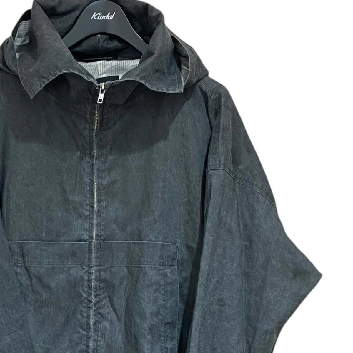 RAMIE／NYLON PIGMENT COATING BIG ANORAK COATYT-C02-328 - Image 3