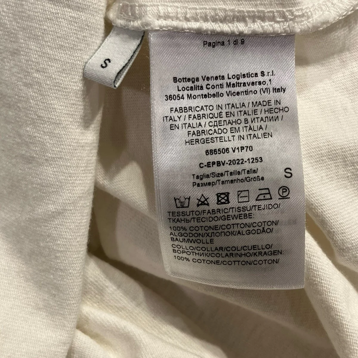 22SSステッチデザインTシャツTシャツ686506 - Image 6