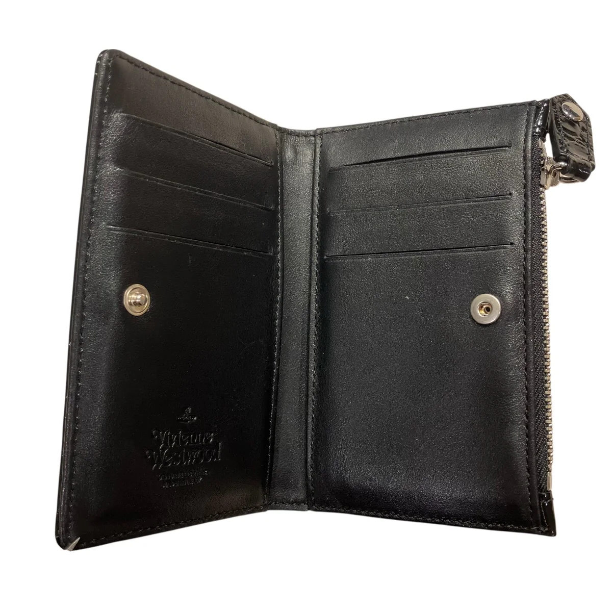 CROCODILE SLIM FLAP CARD HOLDER2つ折り財布54020002W-L0098 - Image 6
