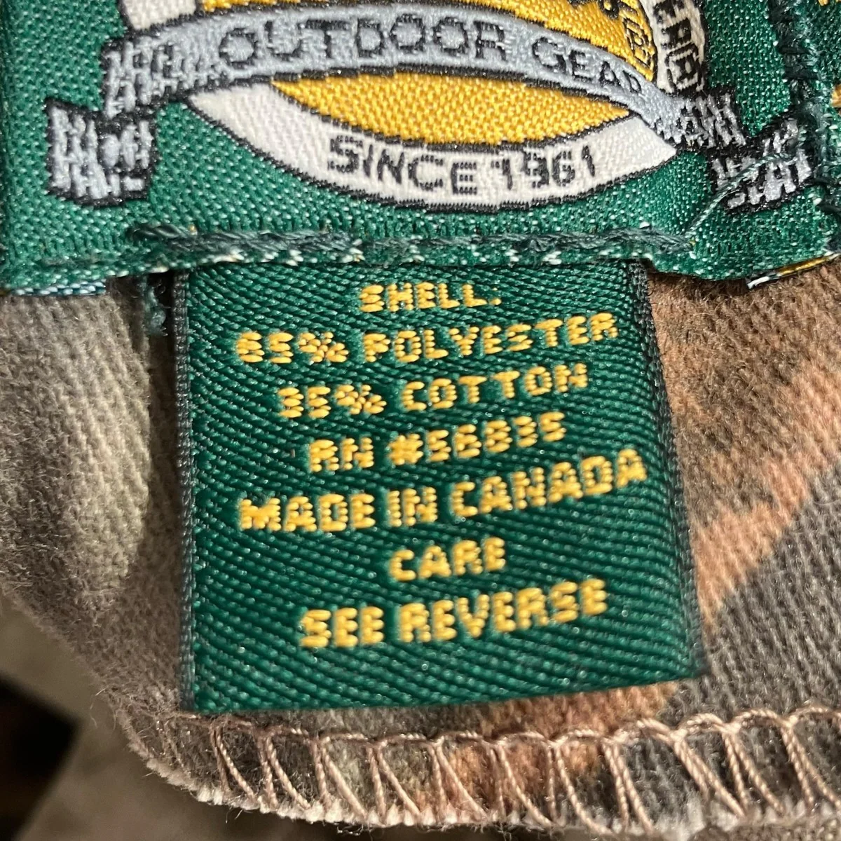 カナダ製 90s Cabelas  リアルツリーオーバーオール - Image 7