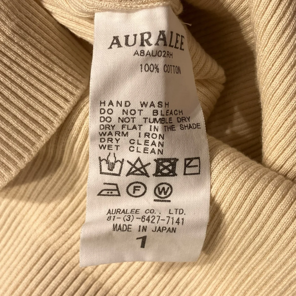 18AW長袖カットソーA8AU02RH - Image 6
